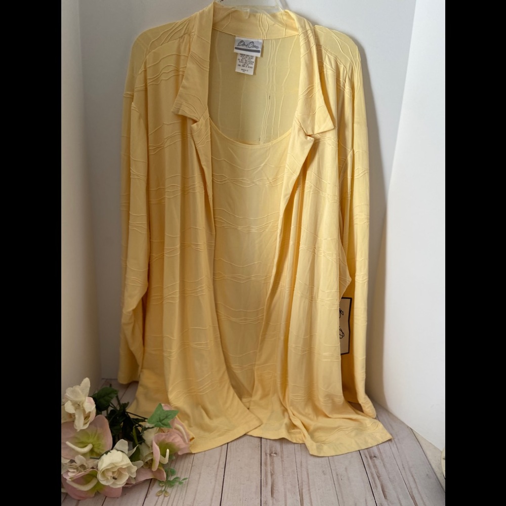 Bend Over 4X yellow 2 in one top